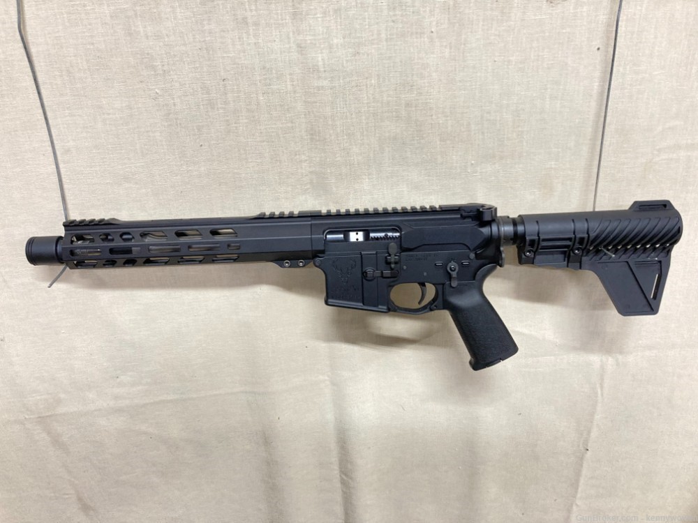 AR-15 Stag-15 Left hand 5.56 pistol MLOK SS 10.5" brace 5.5# trigger-img-0