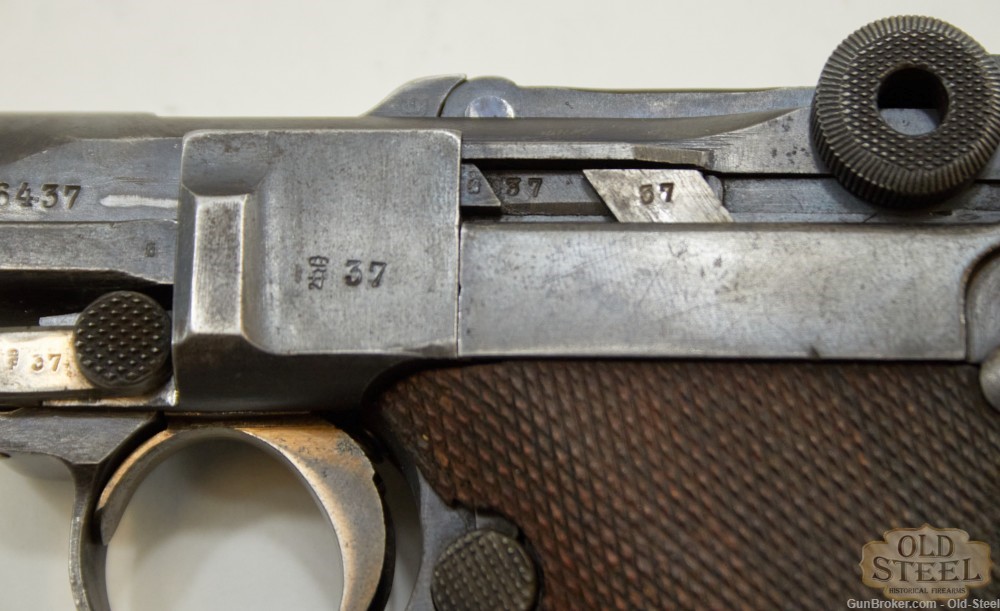  All Matching German P08 Luger 9mm Erfurt C&R WW1 WWI Era MFG 1912-img-17