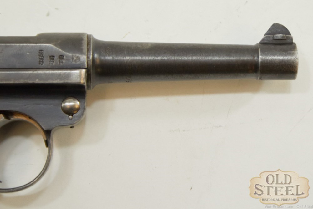  All Matching German P08 Luger 9mm Erfurt C&R WW1 WWI Era MFG 1912-img-7