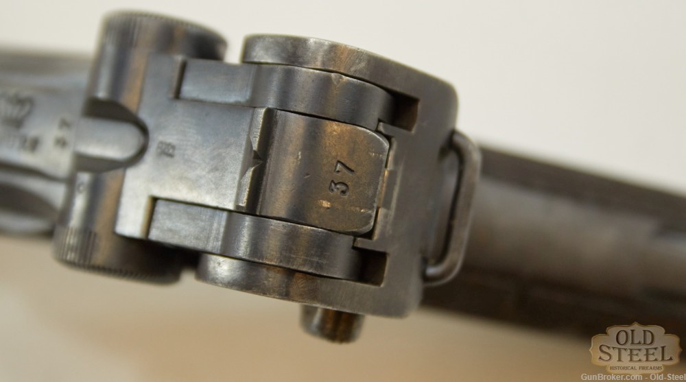  All Matching German P08 Luger 9mm Erfurt C&R WW1 WWI Era MFG 1912-img-22