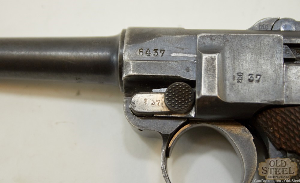  All Matching German P08 Luger 9mm Erfurt C&R WW1 WWI Era MFG 1912-img-15
