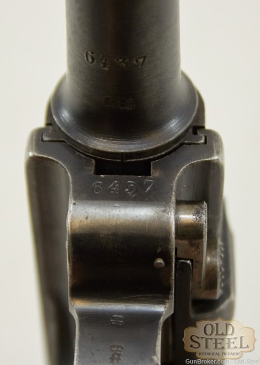  All Matching German P08 Luger 9mm Erfurt C&R WW1 WWI Era MFG 1912-img-13