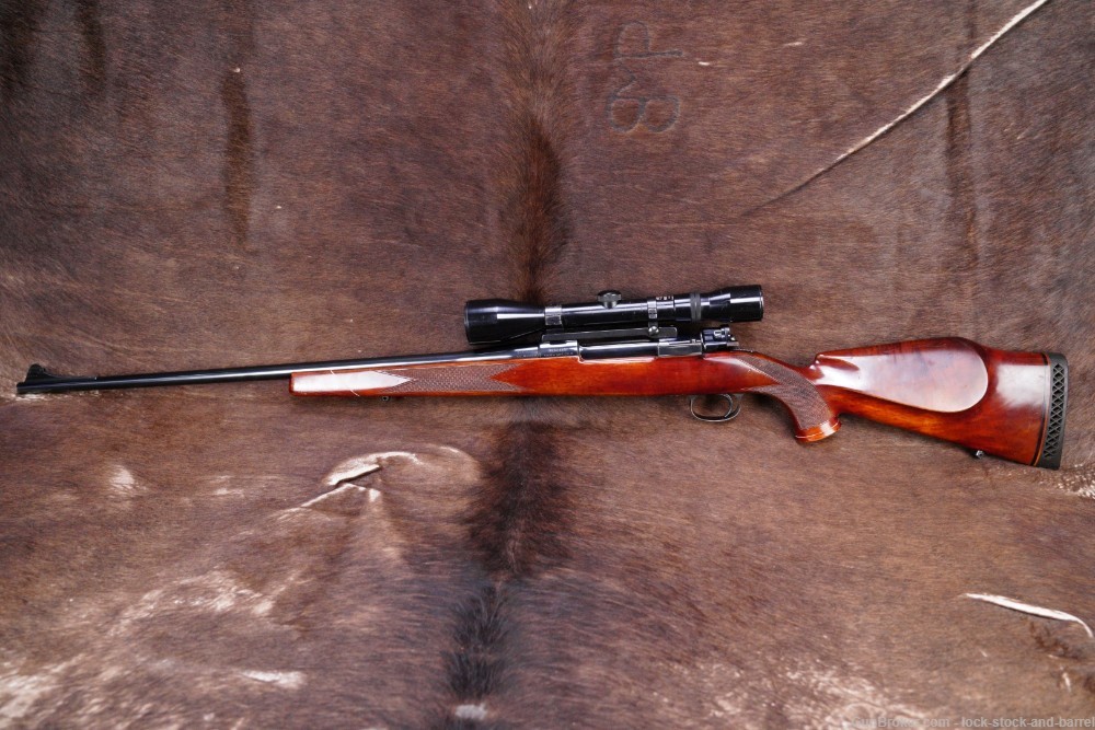 Weatherby Pre-Mark V .300 Wby Magnum Scoped Mauser Bolt Rifle, MFD 1955 C&R-img-7