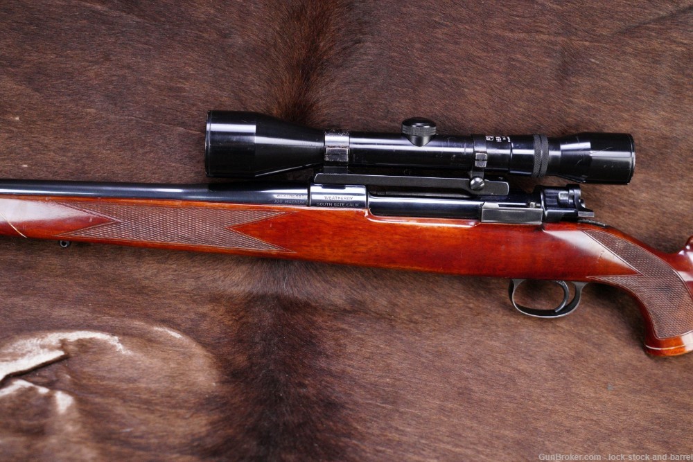 Weatherby Pre-Mark V .300 Wby Magnum Scoped Mauser Bolt Rifle, MFD 1955 C&R-img-9