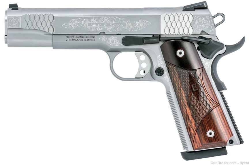Smith & Wesson 1911, Engraved, .45ACP - NEW!-img-0