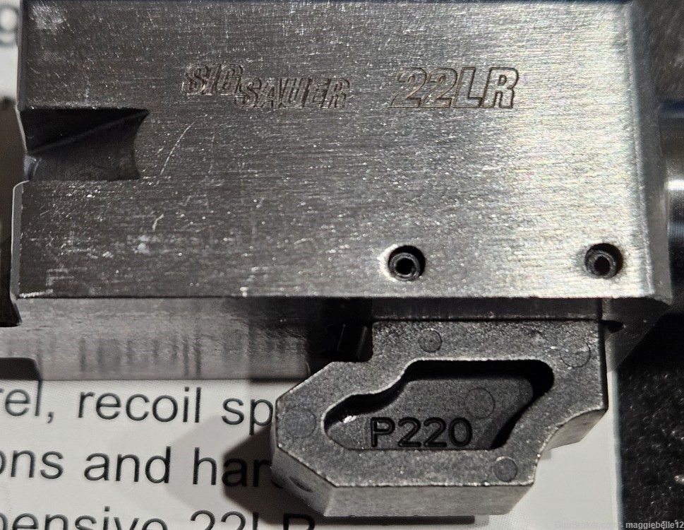 Sig Sauer P220 .22LR Rimfire Conversion Kit-img-5