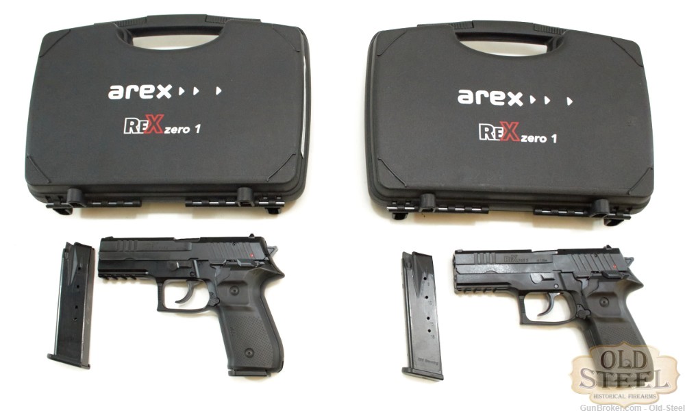 Pair of Consecutive SN Slovenian Arex Rex 7.65S 18rd 32 ACP French Police-img-0
