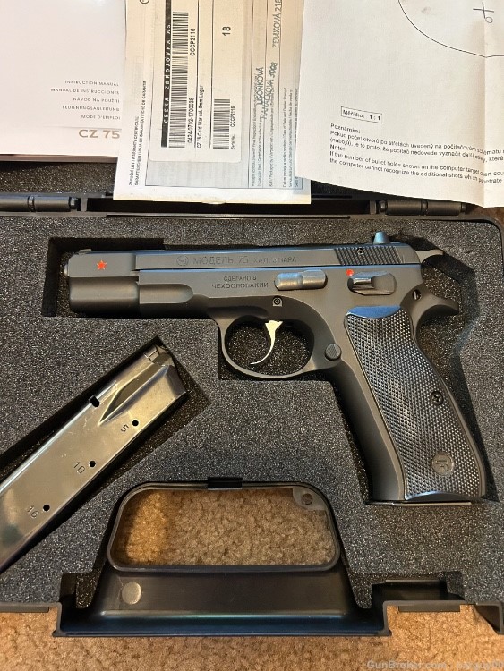 CZ 75 B Cold War Commemorative, 9mm, Limited Edition -img-0