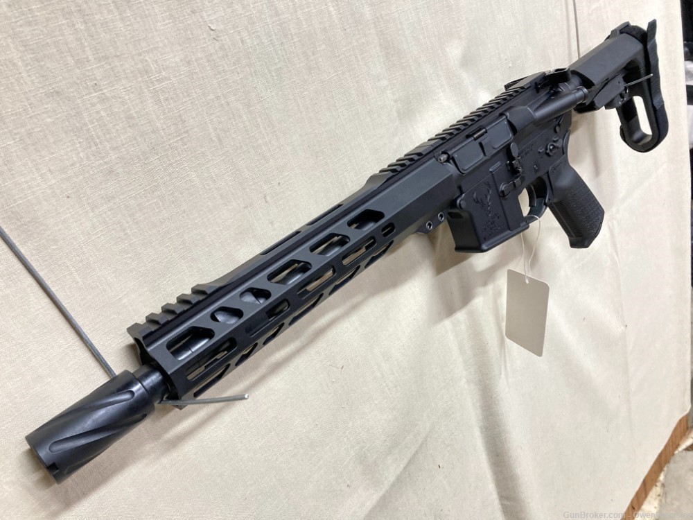 AR-15 Custom Left Hand Stag-15 5.56 SBA3 10.5" Ballistic Ad MLOK  5.5# trig-img-6