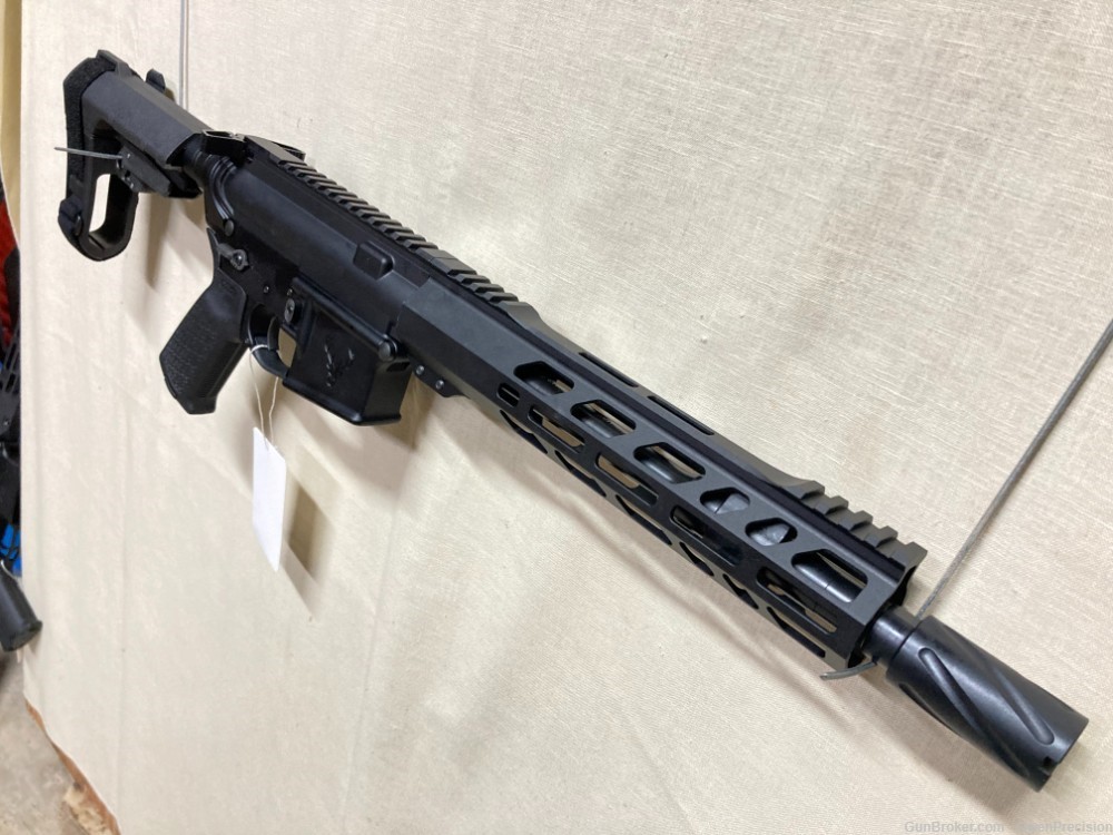 AR-15 Custom Left Hand Stag-15 5.56 SBA3 10.5" Ballistic Ad MLOK  5.5# trig-img-5