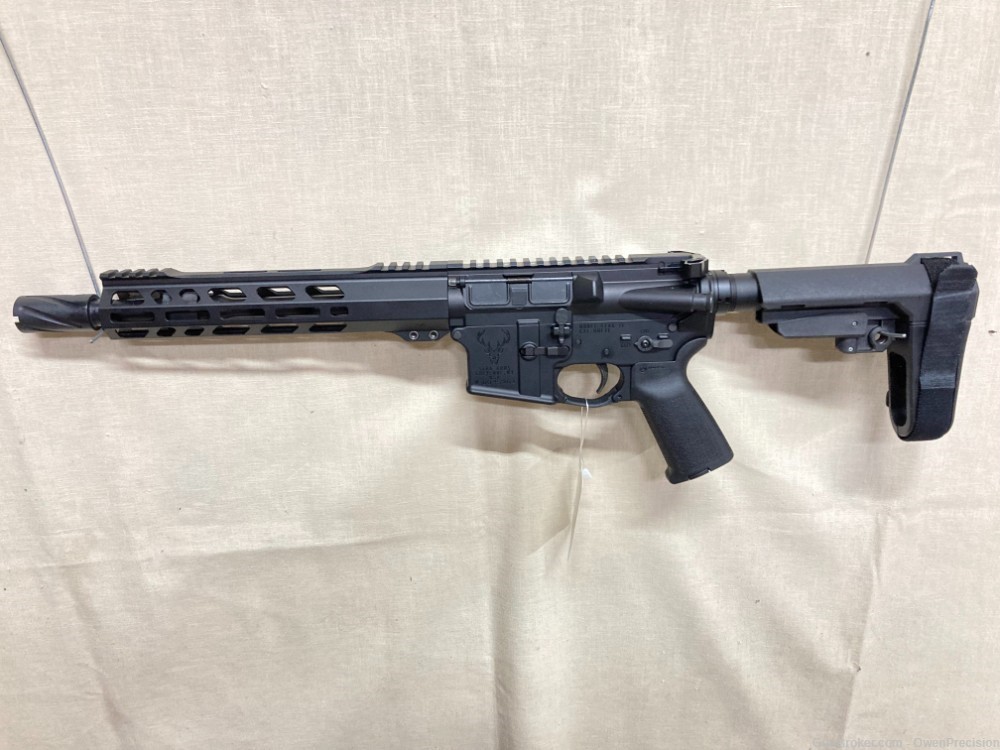 AR-15 Custom Left Hand Stag-15 5.56 SBA3 10.5" Ballistic Ad MLOK  5.5# trig-img-0