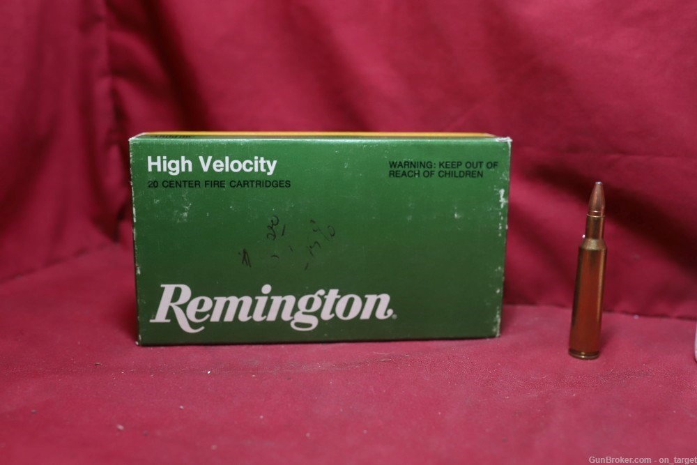 Remington Peters 6mm Remington 90 Gr. PTD SP 20 Count NOS-img-1