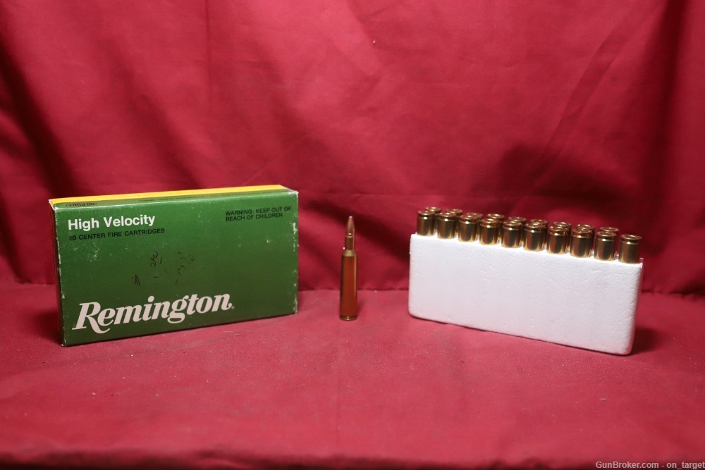 Remington Peters 6mm Remington 90 Gr. PTD SP 20 Count NOS-img-0