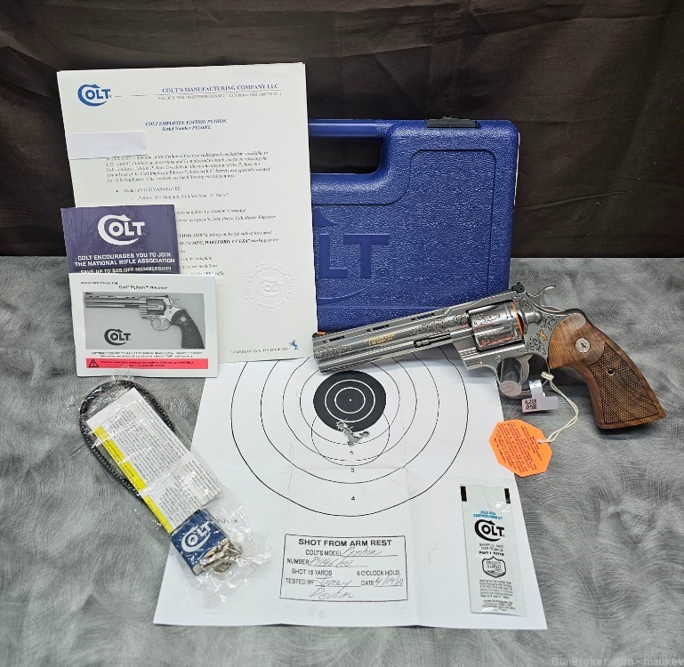Colt Python .357Mag SP6WTS-EE  LNIB Offered to Employees'  Only 160 Made -img-0