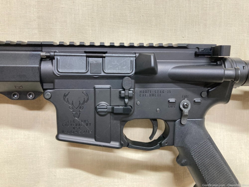 AR-15 Custom Stag-15 Left hand 300 Blackout MLOK 10.5" 5.5# trigger-img-2