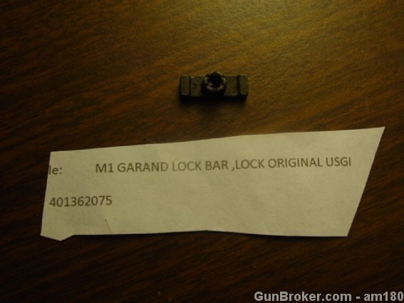 M1 GARAND LOCK BAR NEW IN GREASE WW11 USGI-img-1