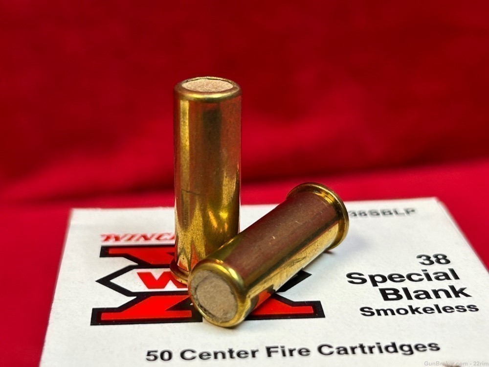 38 Special Winchester Super X Smokeless Blanks, 100 Rounds-img-2
