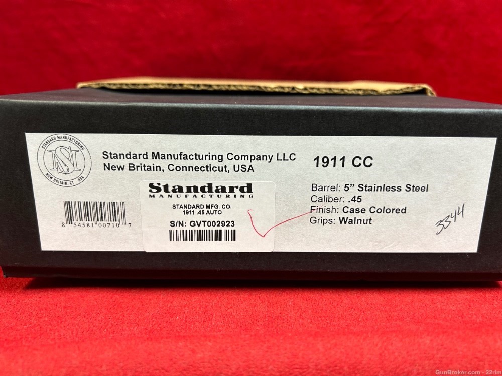 Standard Manufacturing 1911, .45 ACP, Case Colored, NIB-img-22