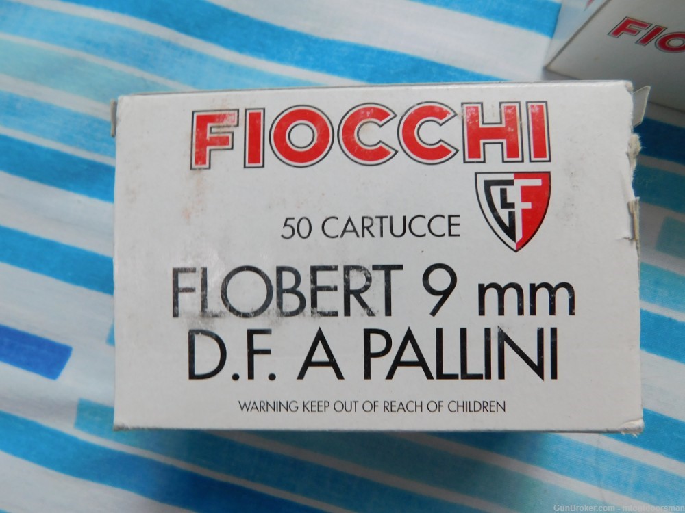 9 Boxes 447 Rds Fiocchi Flobert 9mm Rimfire Shotgun Shell RARE 9 Shot-img-3