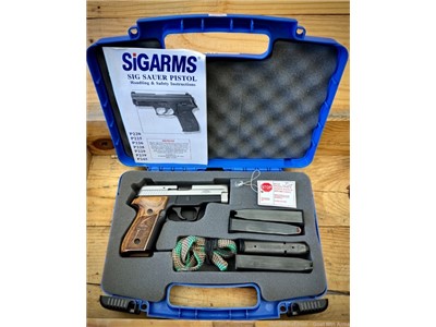 PENNY START: Sig Sauer P229 SAS .40 SW DAC Trigger SIX 12 Rd Mags EX Cond
