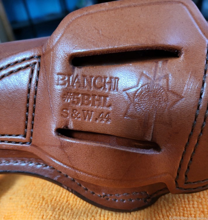 Bianchi #5BHL Smith & Wesson .44 Leather holster-img-0