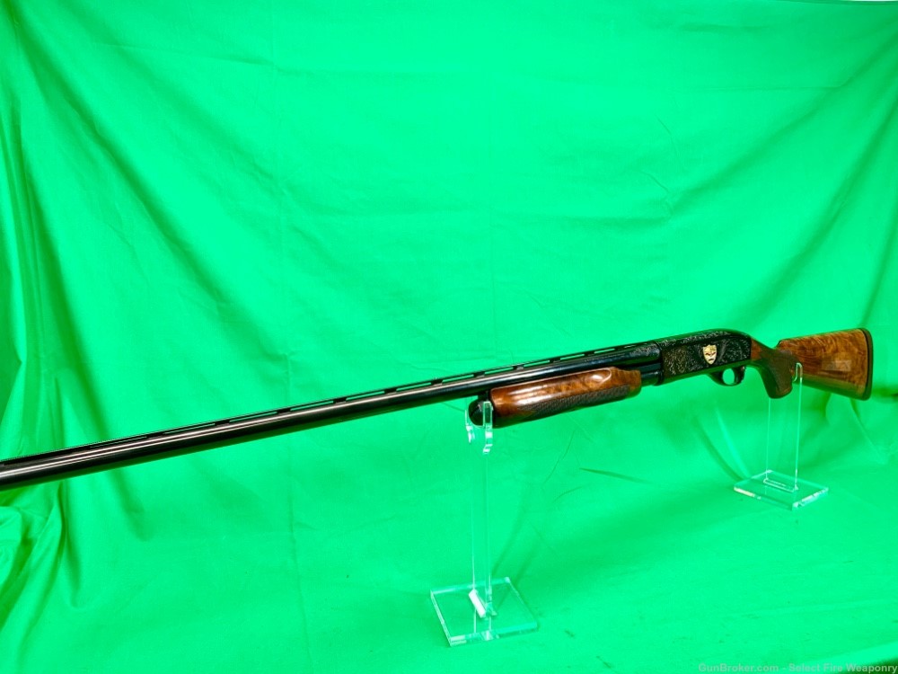 RARE Remington 870 All American Trap MINT 12 ga Engraved High Grade wood-img-0