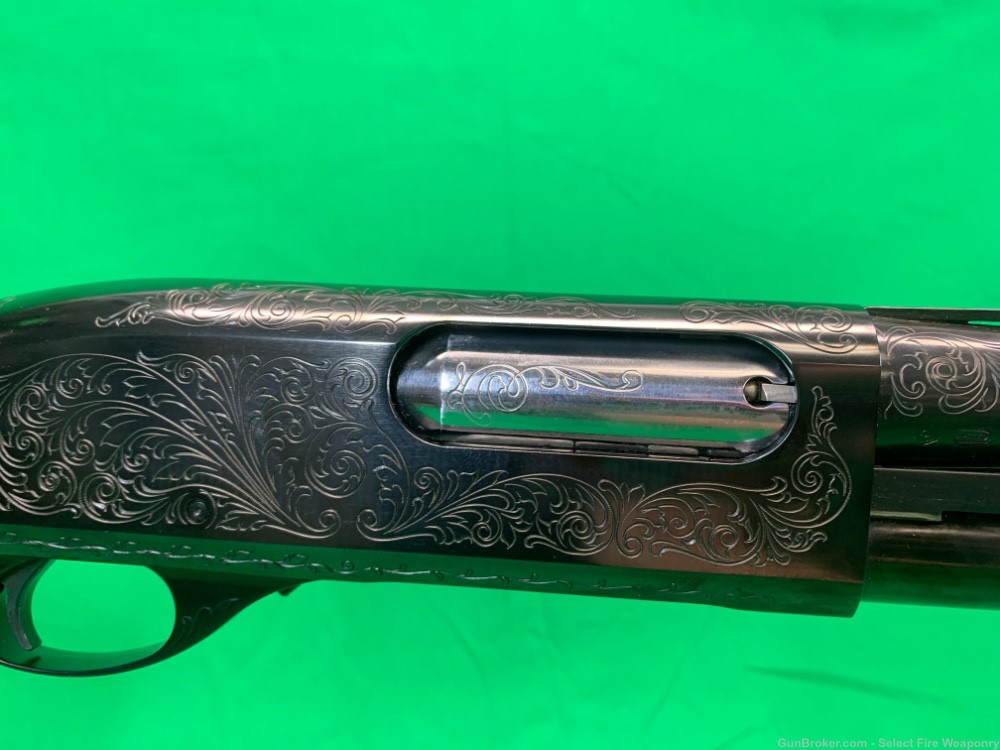 RARE Remington 870 All American Trap MINT 12 ga Engraved High Grade wood-img-18