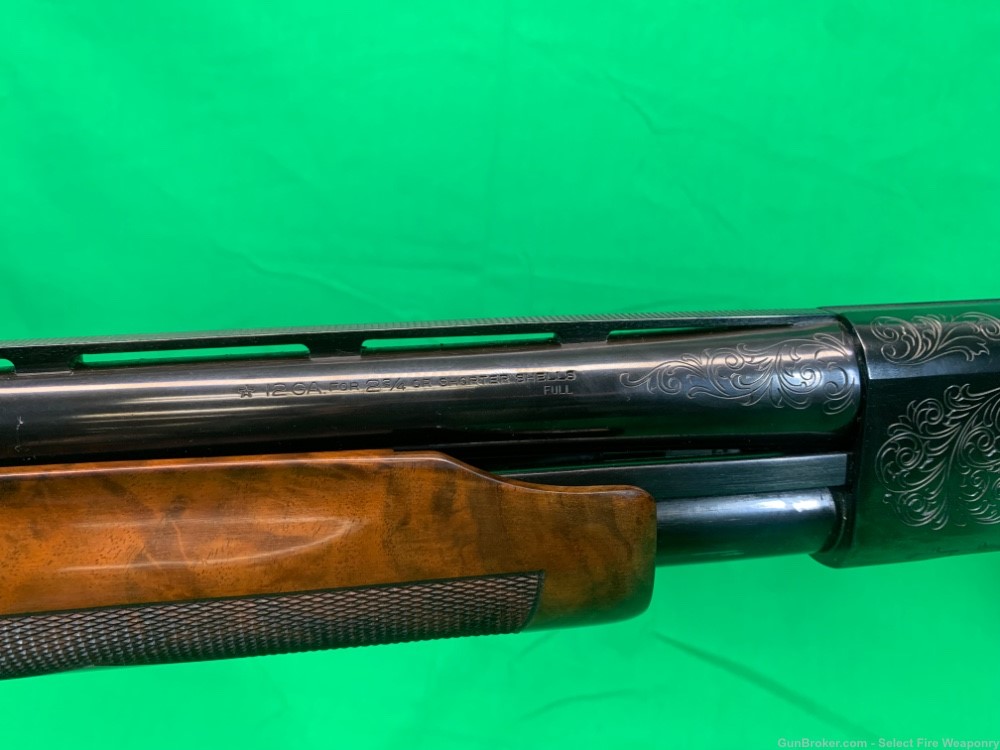 RARE Remington 870 All American Trap MINT 12 ga Engraved High Grade wood-img-7