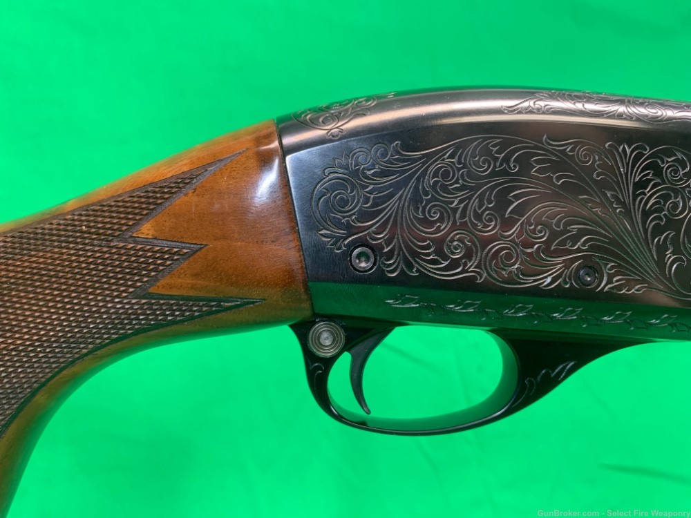 RARE Remington 870 All American Trap MINT 12 ga Engraved High Grade wood-img-19