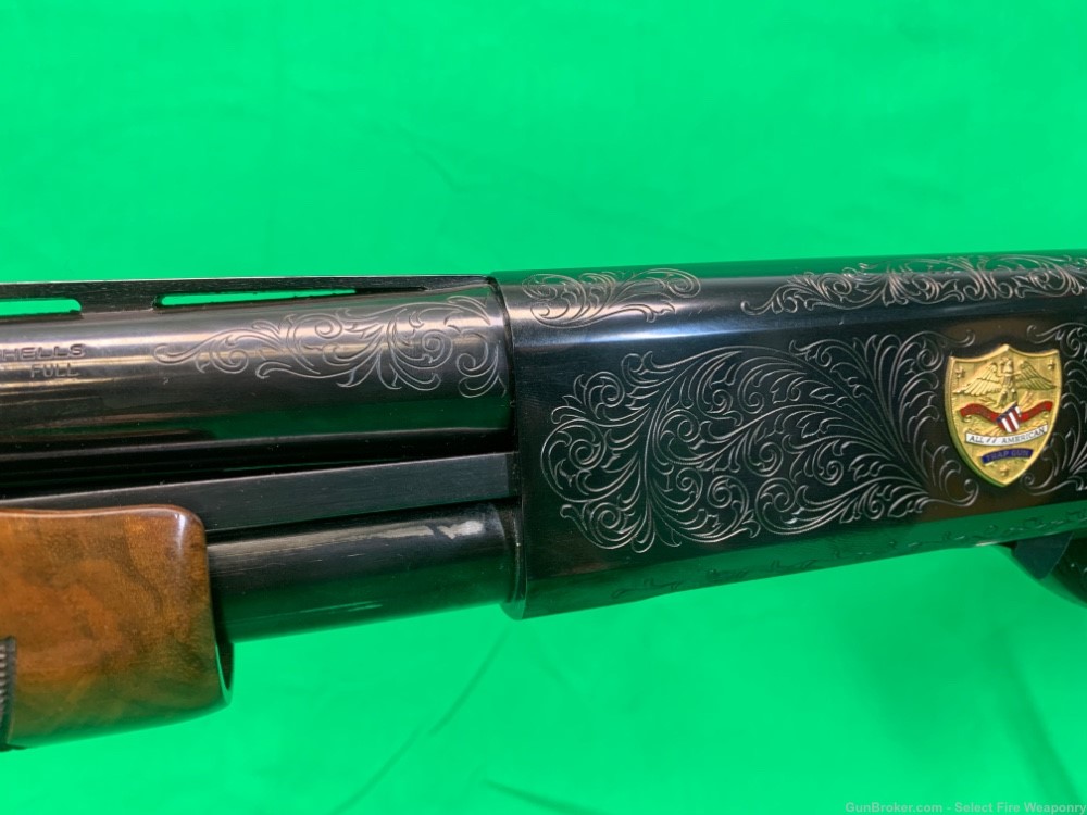 RARE Remington 870 All American Trap MINT 12 ga Engraved High Grade wood-img-5
