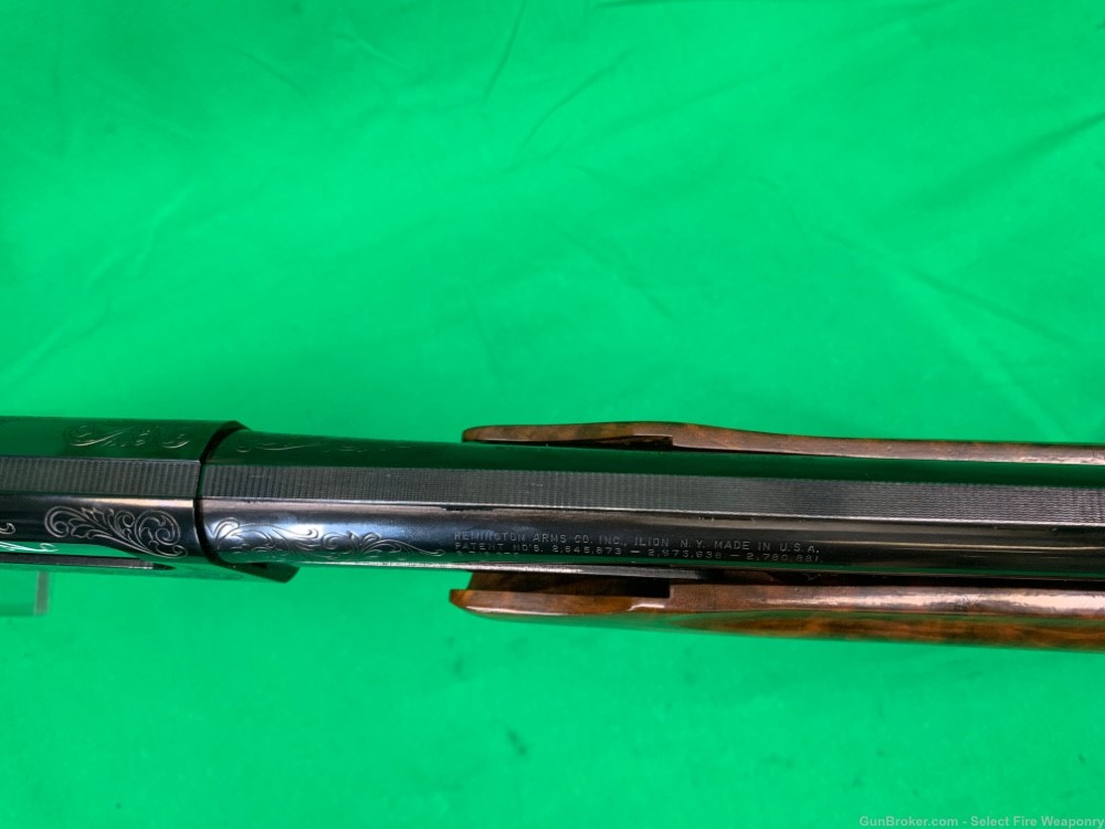 RARE Remington 870 All American Trap MINT 12 ga Engraved High Grade wood-img-25