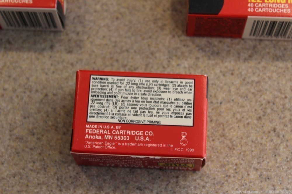 Federal American Eagle 22LR From Canada 400 Round Brick RARE-img-7