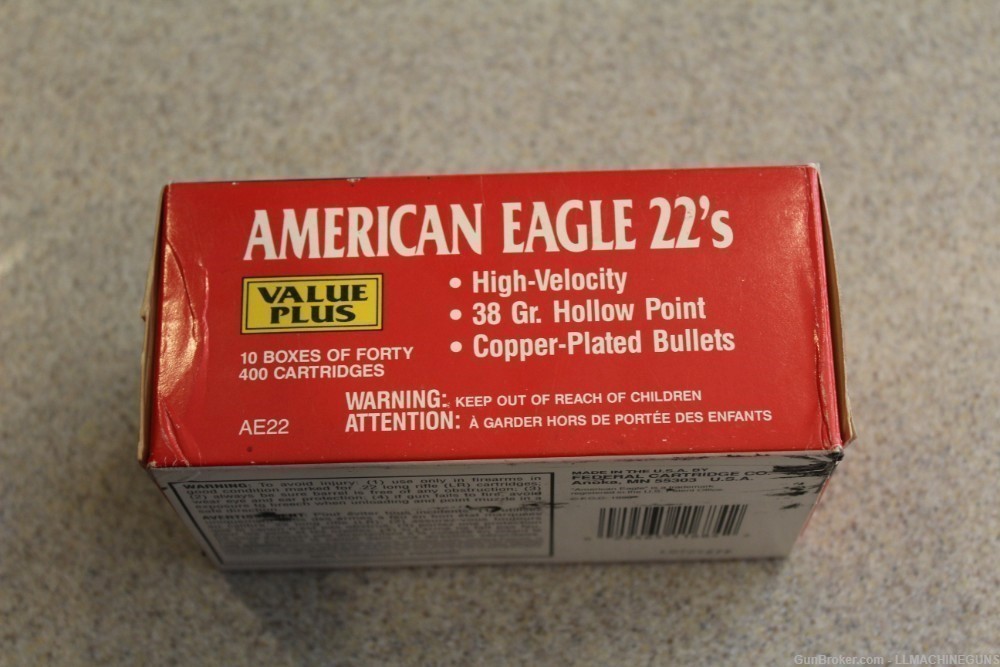 Federal American Eagle 22LR From Canada 400 Round Brick RARE-img-11