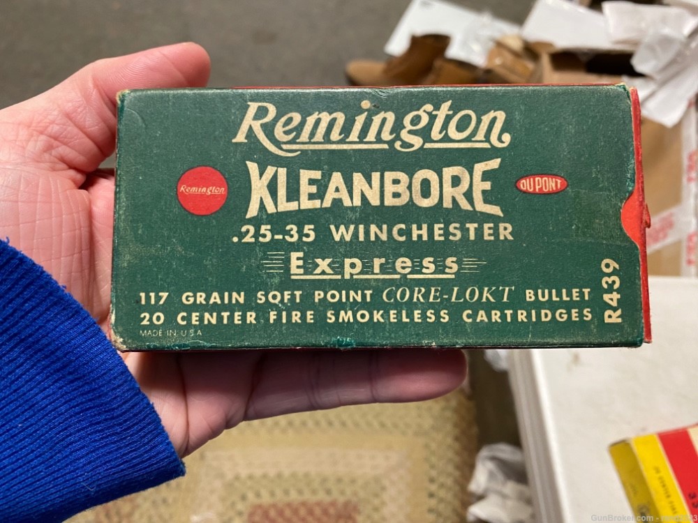 REMINGTON XCLEANBORE 25-35 WINCHESTER 20RD AMMO-NOS-img-0