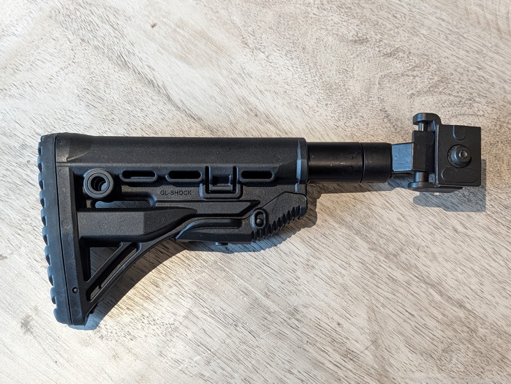 VZ-M4 folding, adjustable stock for VZ-58 rifle. Has GL-Shock buttstock.-img-0