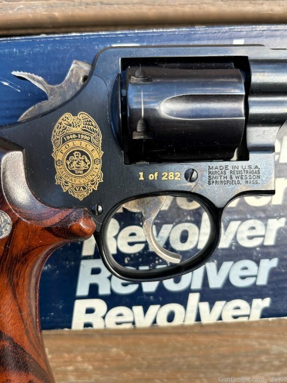 S&W 10-10 38 special Fairfax County Police 50th Anniversary commemorative -img-2