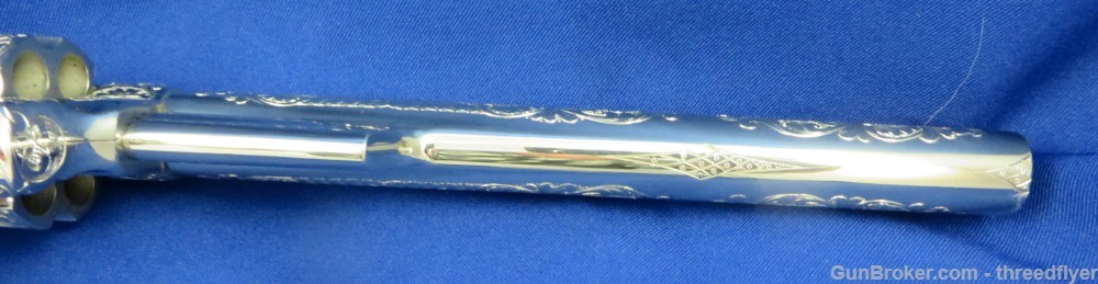 Smith & Wesson 29-2 Factory Engraved Nickel 8-3/8" Un-Fired Presentation -img-24
