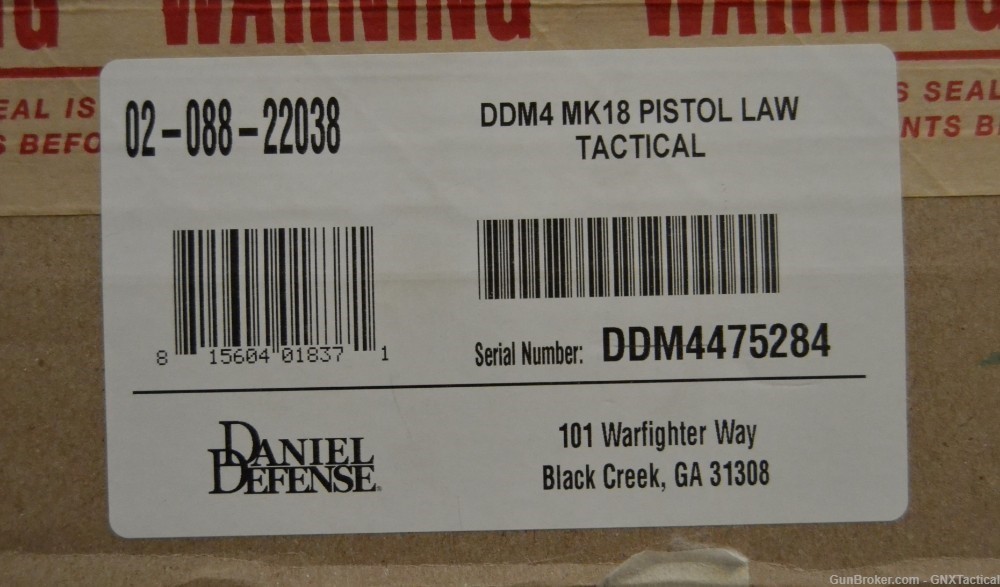 Daniel Defense DDM4 MK18 Pistol Law Tactical Side Folder-img-21