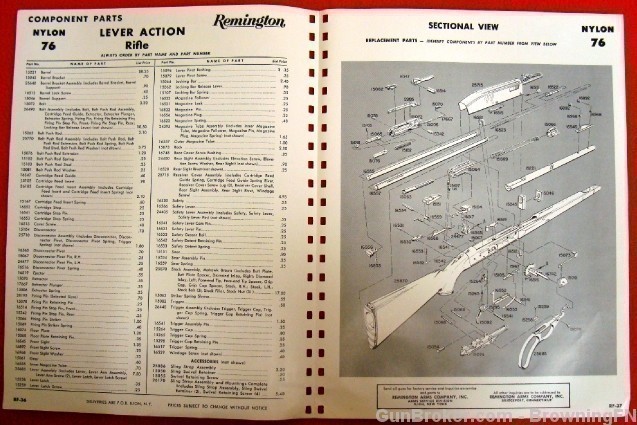 Orig Remington Owners Instruction Manual Model Nylon 76-img-1