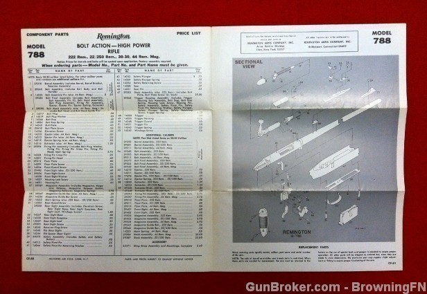Orig Remington Model 788 Owners Instruction Manual-img-1