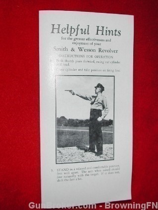 Original S&W 1950s HELPFUL HINTS Brochure Flyer-img-4