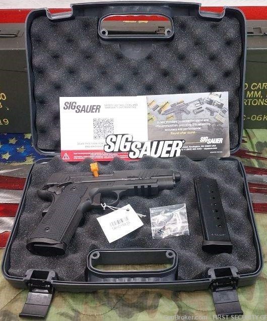 NEW RELEASE! Optic READY Sig Sauer 1911X Series 45 ACP Pistol TWO 8RD Mags -img-1