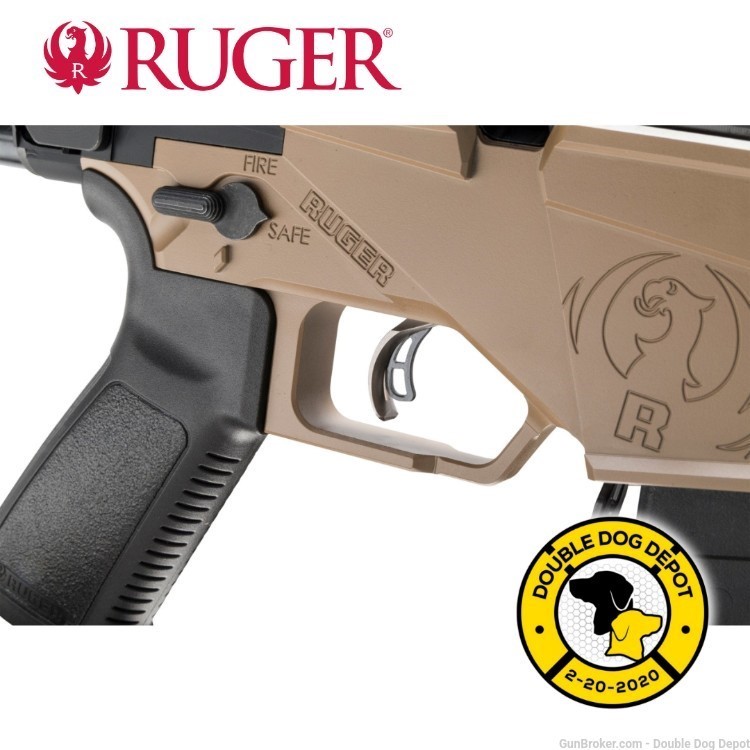 Ruger Precision® Rifle - 6.5 Creedmoor - Bolt-Action Rifle - FDE-img-4