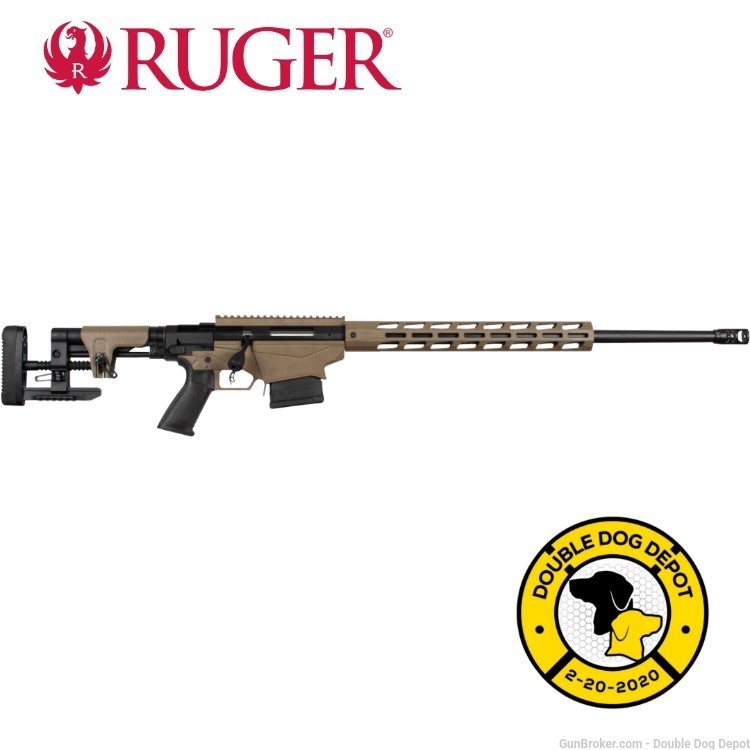 Ruger Precision® Rifle - 6.5 Creedmoor - Bolt-Action Rifle - FDE-img-1