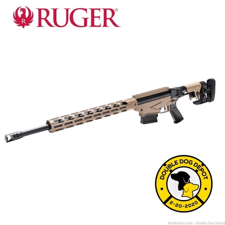 Ruger Precision® Rifle - 6.5 Creedmoor - Bolt-Action Rifle - FDE-img-2