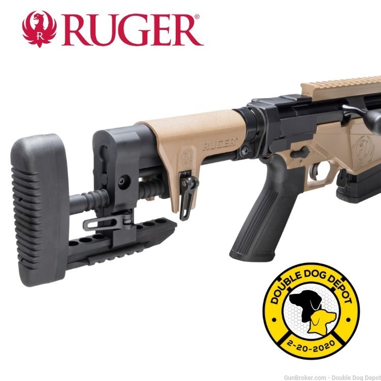 Ruger Precision® Rifle - 6.5 Creedmoor - Bolt-Action Rifle - FDE-img-3