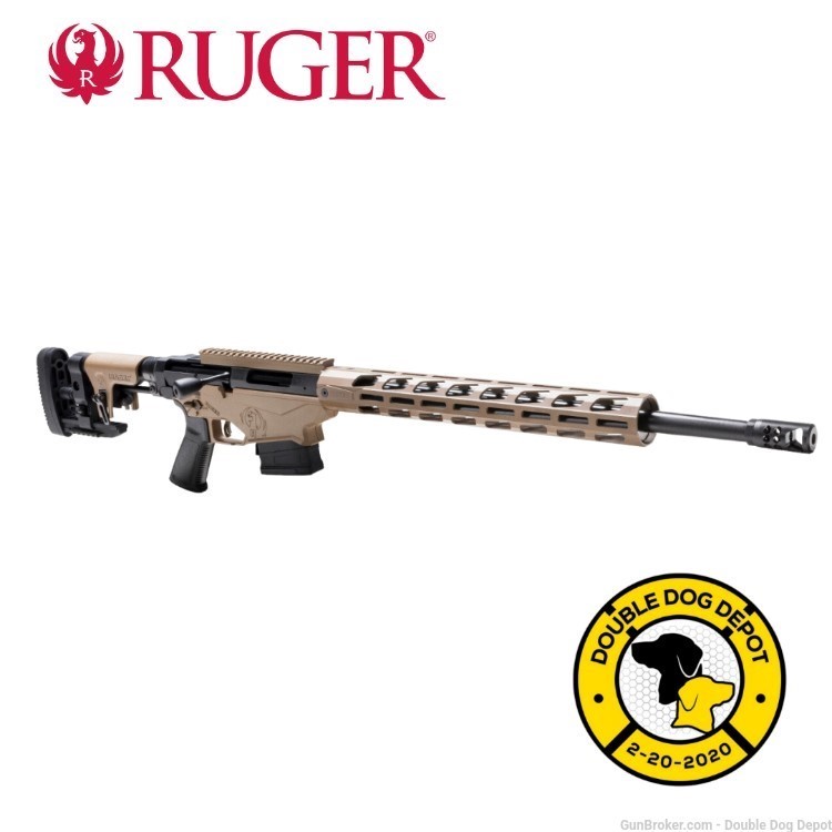 Ruger Precision® Rifle - 6.5 Creedmoor - Bolt-Action Rifle - FDE-img-0