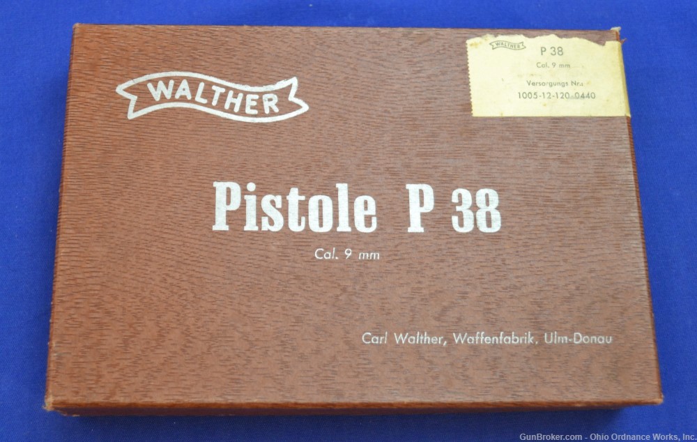 West German military issue Walther P-38 pistol-img-10