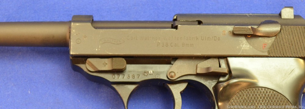 West German military issue Walther P-38 pistol-img-1