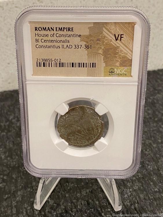 Awesome Ancient Roman Coin 337-361 AD House of Constantine NGC Slab-img-0